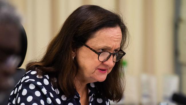 Araluen MLA Robyn Lambley has called for an independent inquiry into the NT Electoral Commission amid the delay of an important pre-election process and continually low voter turnouts. Picture: Pema Tamang Pakhrin