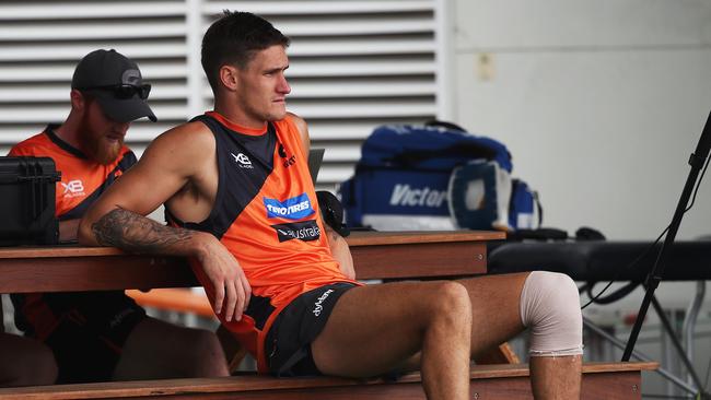 GWS ruckman Rory Lobb returned in Round 8 after injuring his knee against the Swans earlier in the year.