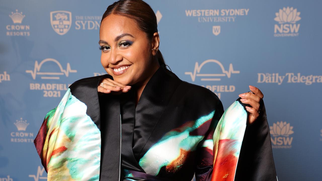 Jess Mauboy will take to Adelaide Oval at half time of the AFLW grand final. Picture: Richard Dobson