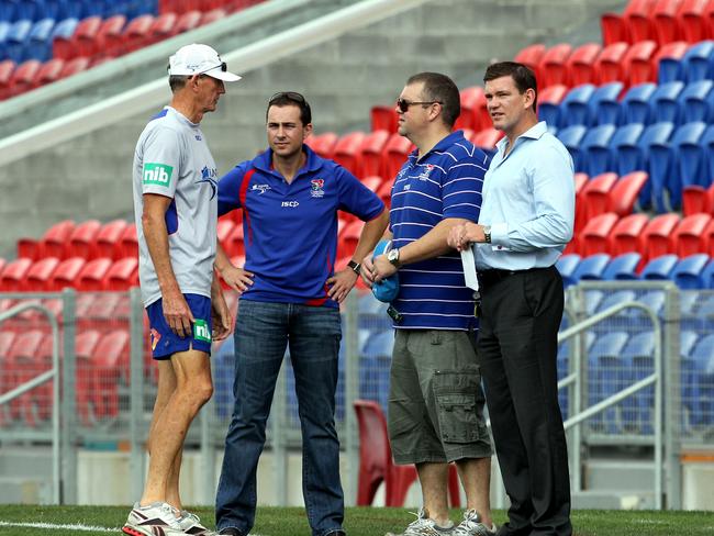 Nathan Tinkler during his days as Knights owner.