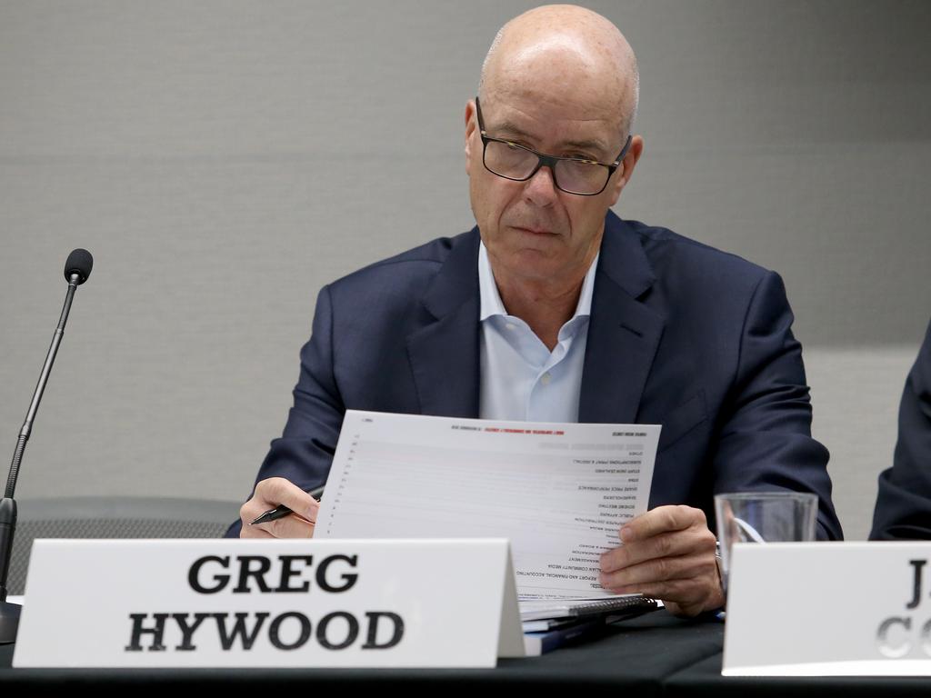 Fairfax CEO Greg Hywood at the Fairfax Merger Meeting and AGM in Pyrmont in November 2018. Hollie Adams/The Australian