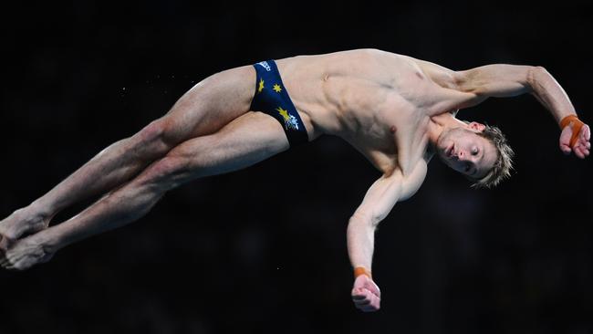 Mitcham at the 2008 Beijing Olympic Games. Picture: AFP