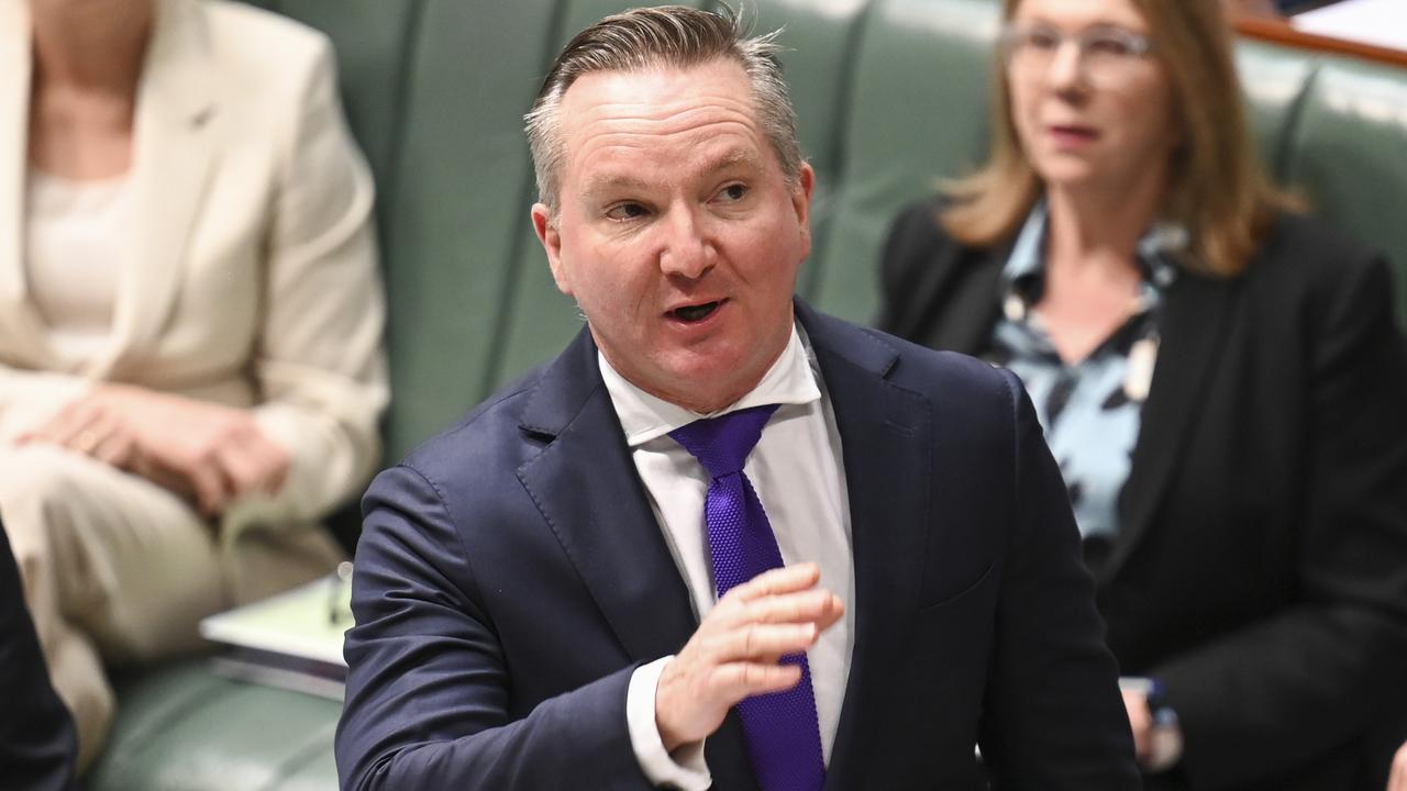 Climate Minister Chris Bowen said the next election would be a ‘referendum’ on nuclear. Picture: NCA NewsWire / Martin Ollman