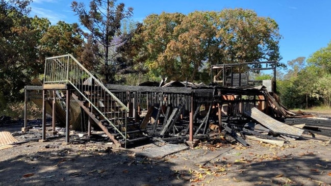 The burnt c. 1915 cottage at 1191 Beenleigh Rd, Runcorn. Picture: Development.i/ Wolter Consulting Group.