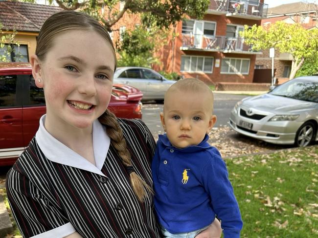 Charlotte O’Brien, pictured with her baby brother, took her own life after being bullied at school.