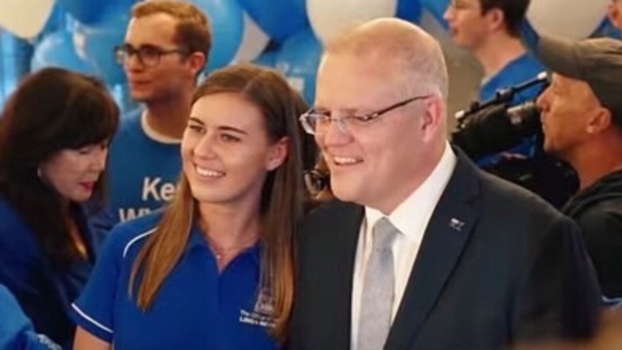 Pictured with Prime Minister Scott Morrison.