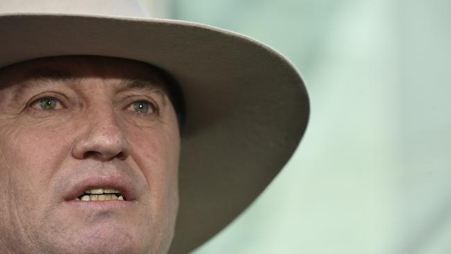 Barnaby Joyce has resigned as Deputy Prime Minister and Nationals leader. Picture: Michael Masters/Getty Images.