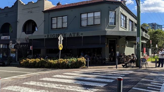 The bike lane project is set to impact the popular Eighty Ate cafe.