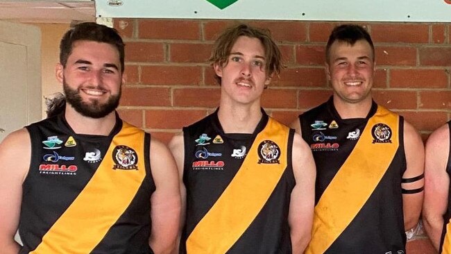 Isaac Moller (middle) has been a standout for BSR. Picture: BSR Tigers Football Club