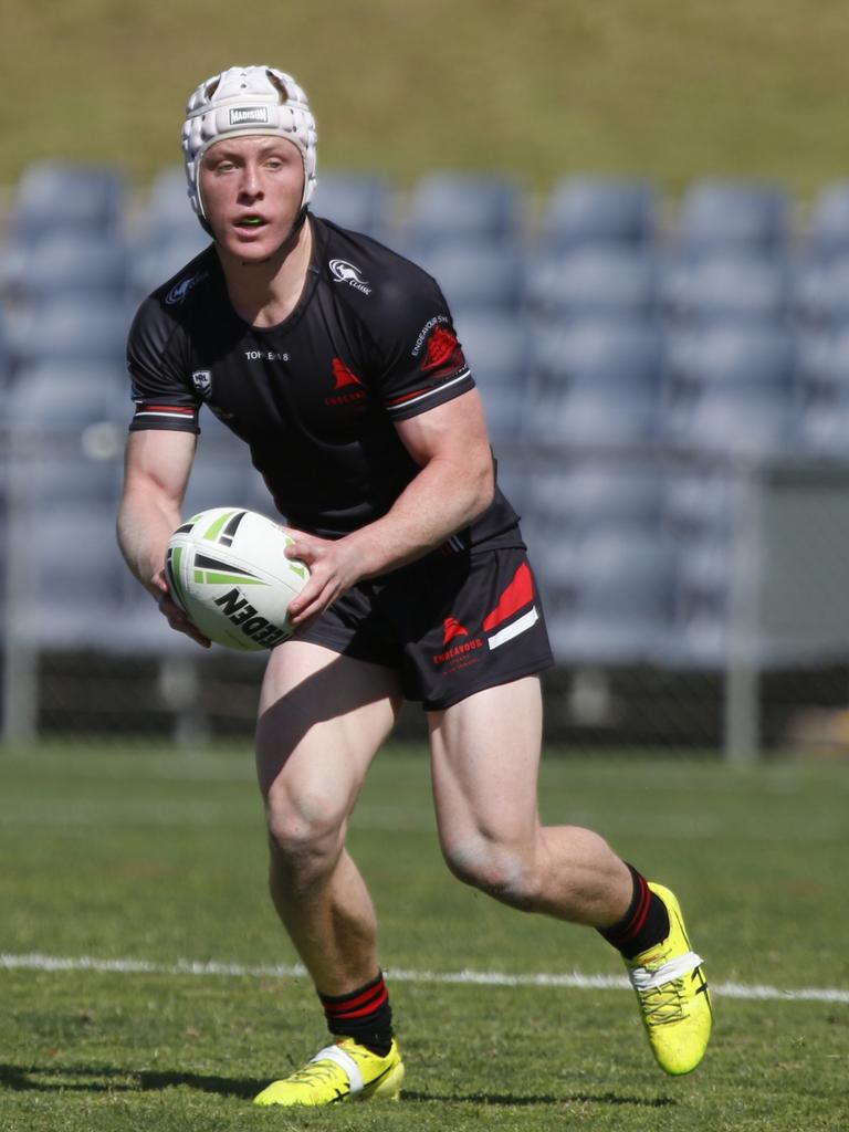 Ty Bursill during the Peter Mulholland Cup grand final between Patrician Brothers Blacktown and Endeavour Sports High. Picture: Warren Gannon Photography