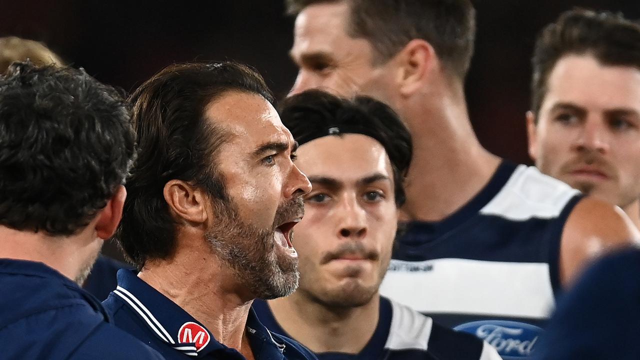 Geelong has found another layer to its game under Chris Scott this year. Picture: Getty Images