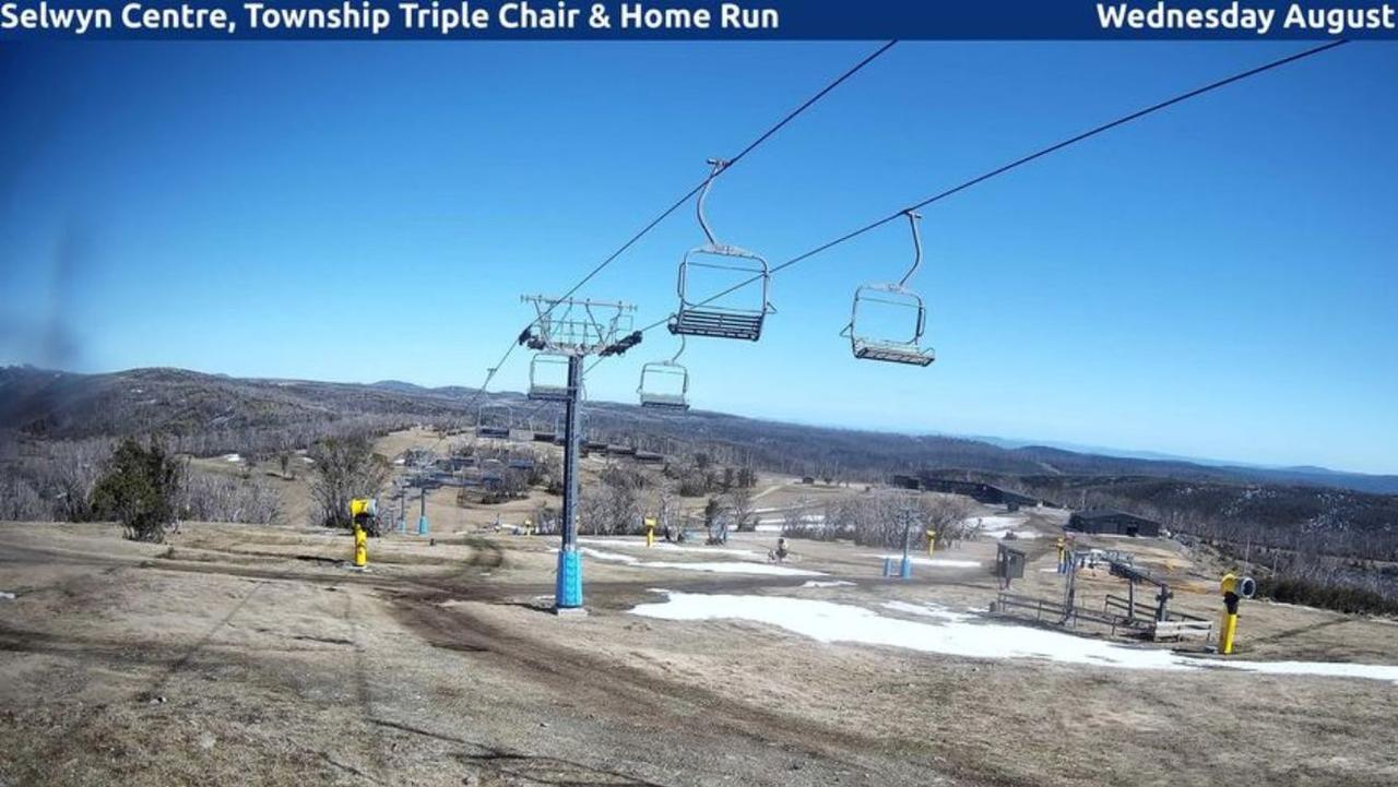 The ski lifts were not open at Selwyn Snow Resort on Monday. Picture: ski.com.au.