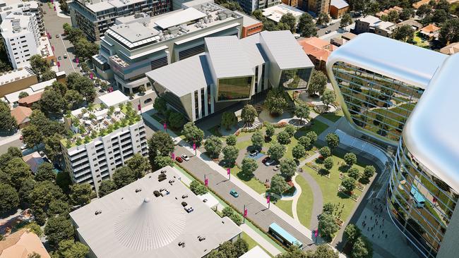 The future of Bankstown will feature a multi-level university and a new billion-dollar hospital.