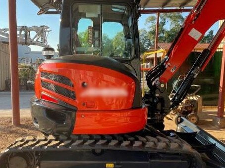 NT Police have arrested a man in relation to the theft of an excavator.
