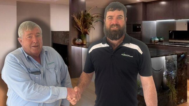 After three decades of service, Ezylifestyle Homes has been crowned Rockhampton’s best builder for 2023. Pictured is Owner Ray Quirk and his son Ashley.