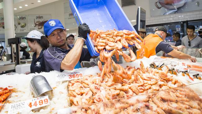 eeping up the supply of prawns at Peter's. Picture: Dylan Robinson