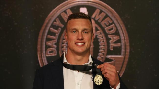 Jack Wighton with the Dally M Medal.