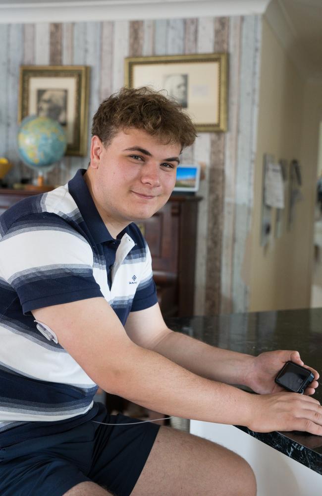 Year 12 graduate Fred Turner will study nursing next year following his desire to share his story of living with Type 1 diabetes and help other regional Australians get continued support for the condition. Picture: Christine Schindler