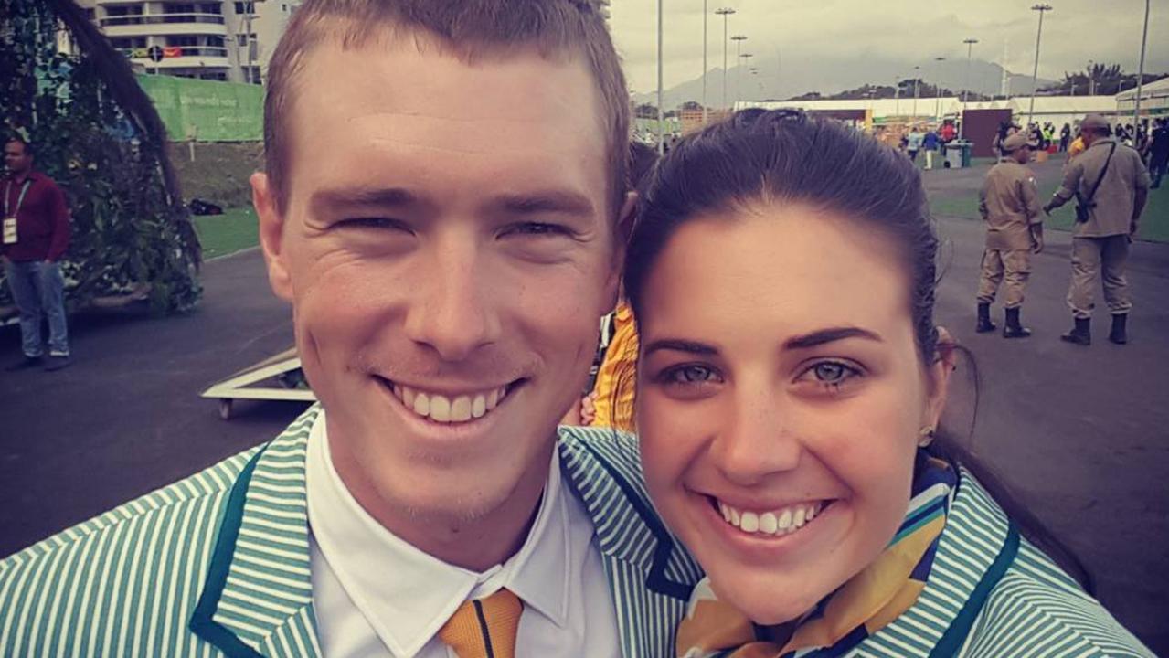 Rohan Dennis and wife Melissa . Picture: Instagram