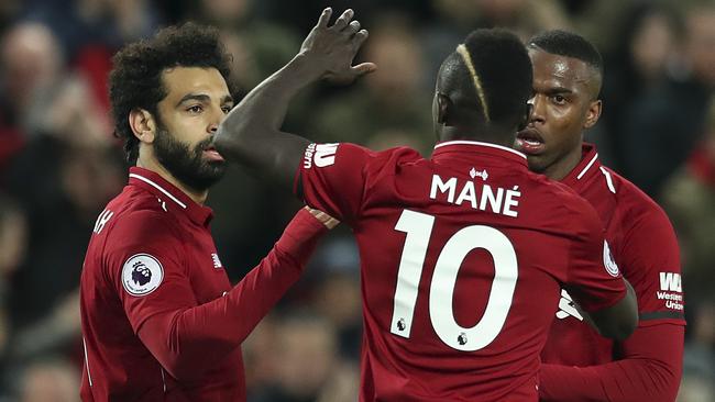 Mohamed Salah and Sadio Mane both scored doubles.