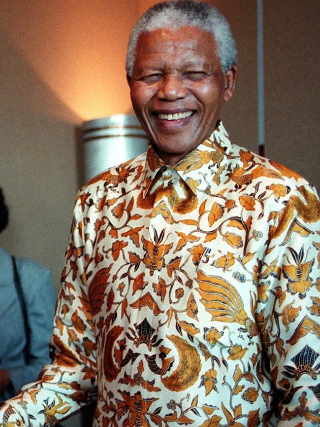 Former South African President Nelson Mandela. AFP PHOTO/HENNY RAY ABRAMS