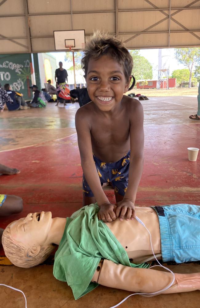 People of all ages were eligible to participate in CareFlight’s educational activities. Picture: CareFlight