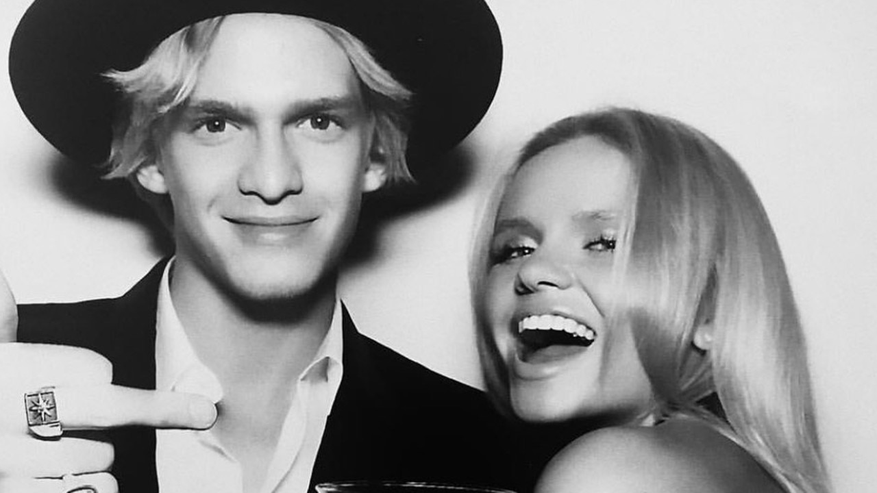 Alli Simpson with her brother, Cody.