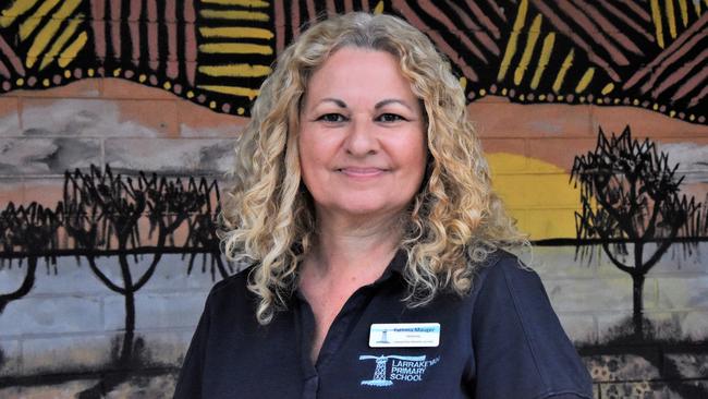 Larrakeyah Primary School principal Fathma Mauger was named one of Australia's most influential educators of 2023. Picture: Sierra Haigh