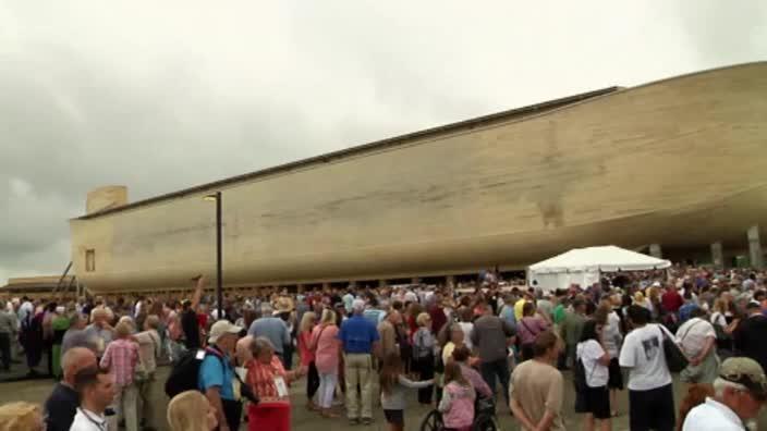 Replica Noah's Ark unveiled in the U.S