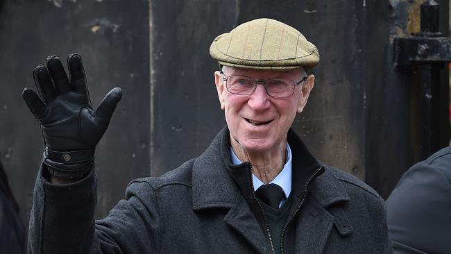 Jack Charlton, pictured in 2019, has died aged 85. Picture: AFP