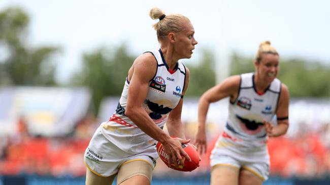 Erin Phillips during the Women's 2017 AFLW Grand Final on the Gold Coast. Picture: Adam Head