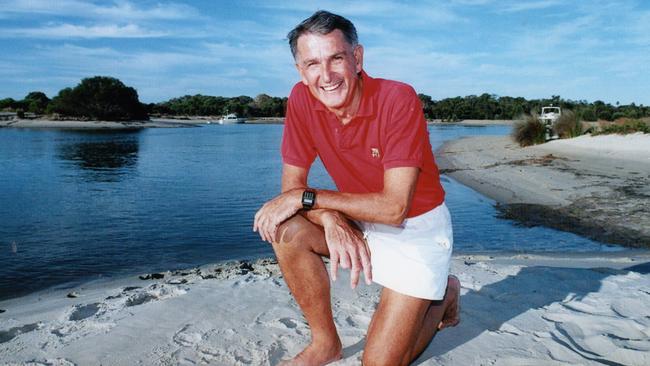 Former athlete Ron Clarke at Couran Cove, South Stradbroke Island, Qld Jul 1996.