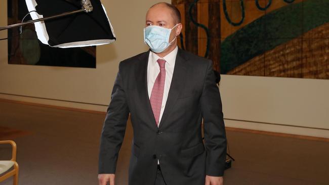 Treasurer Josh Frydenberg in Parliament House on Friday. Picture: Gary Ramage