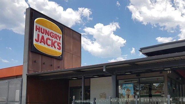 The Hungry Jack's fast food restaurant in Engadine, NSW.