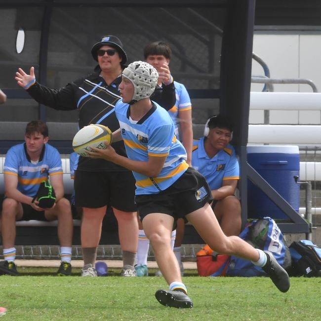 QLD Rugby Union State Championships (17-18 years boys) at the Townsville Sports Precinct. Friday May 23. Northern against Peninsular. Picture: Evan Morgan