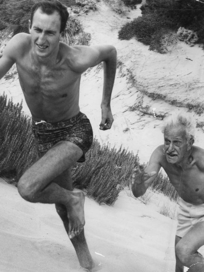 Herb Elliott training with Percy Cerutty.