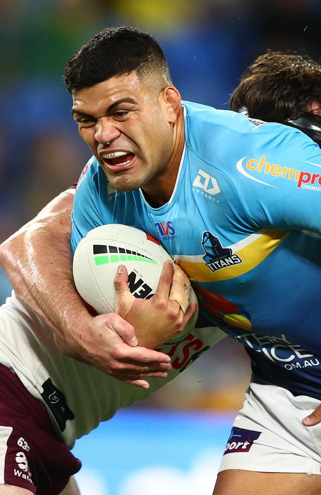 David Fifita was impossible to stop from close range. (Photo by Chris Hyde/Getty Images)