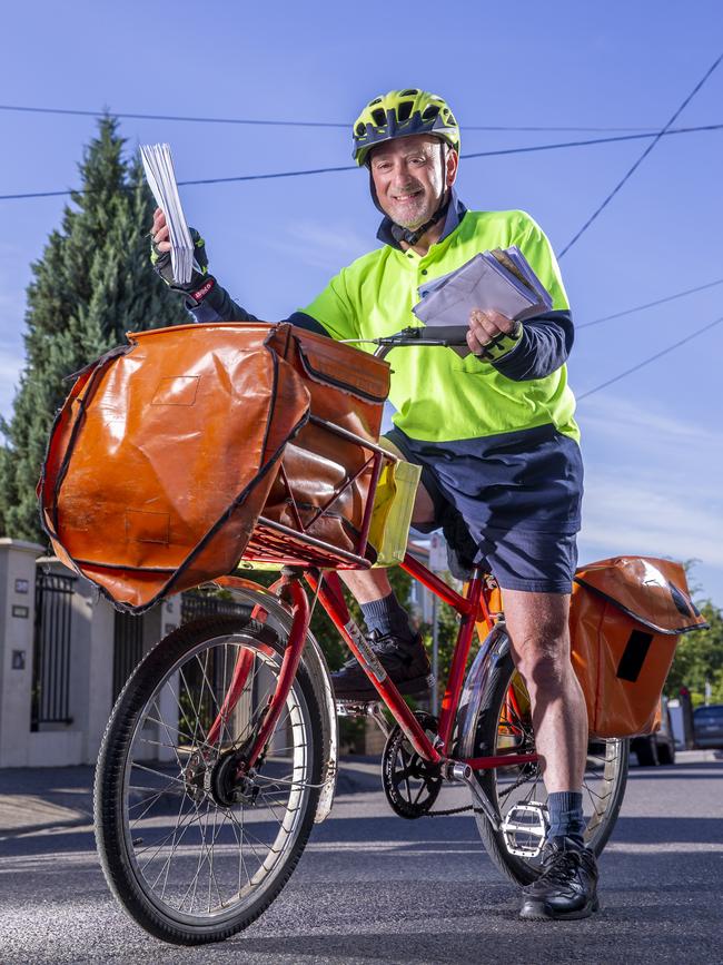 Traditional letters now make up less than 20 per cent of Australia Post’s revenue pool. Picture: Wayne Taylor