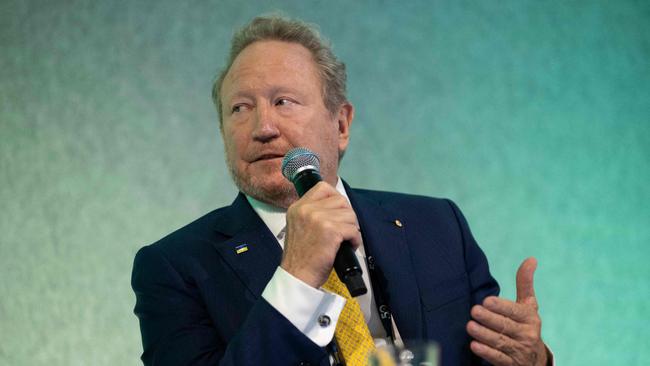 Billionaire Fortescue Metals founder Andrew Forrest. Picture: AFP