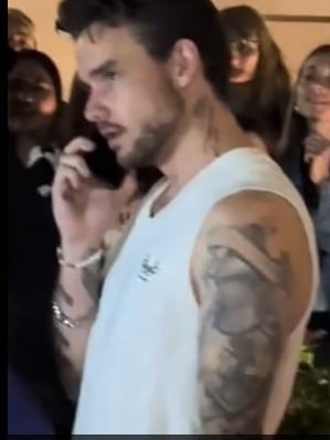 One of the last photos of Liam Payne, taken by a fan in Argentina. Picture: Supplied