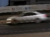 A silver sedan police are searching for after a young woman has died at the scene of a hit-and-run crash on North East Rd, Hillcrest. Picture: SAPOL