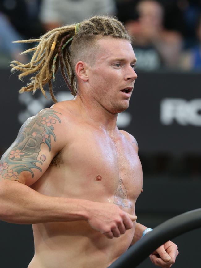 James Newbury at the Torian Pro CrossFit Games Oceania in 2021. Picture: Steve Pohlner