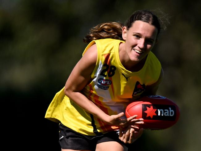 Cassie McWilliam playing for the Northern Territory against the Murray Bushrangers in March, 2022 in Melbourne. Picture: Morgan Hancock/AFL Photos/via Getty Images/