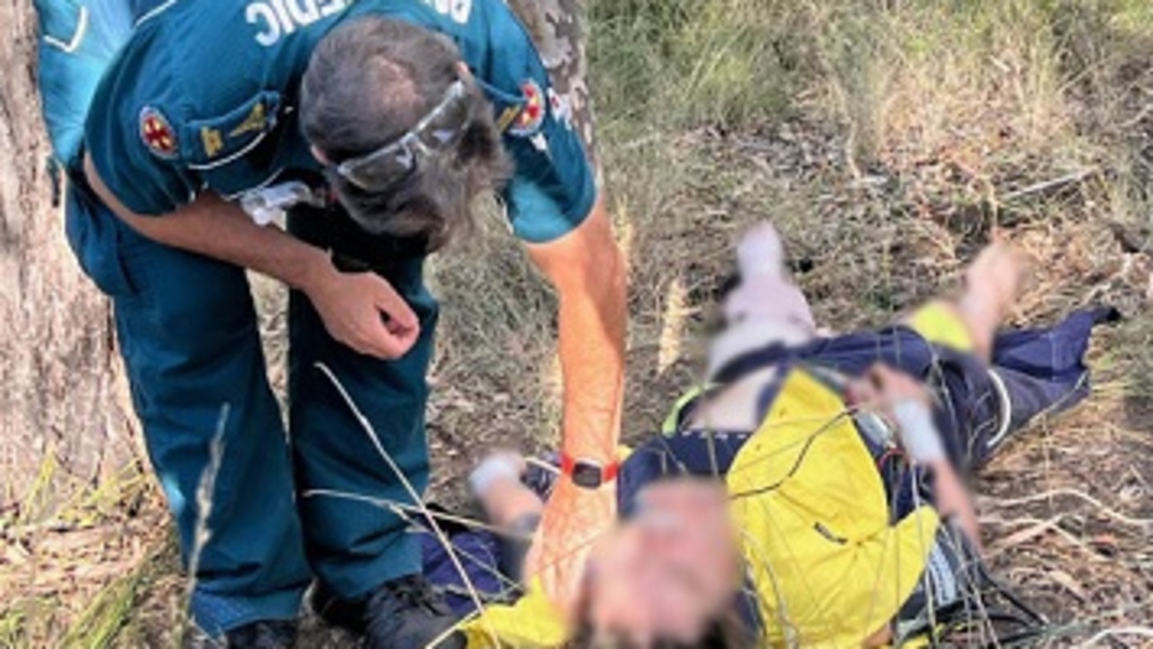 A woman in her 30's transported to Bundaberg Hospital following reported snake bite.