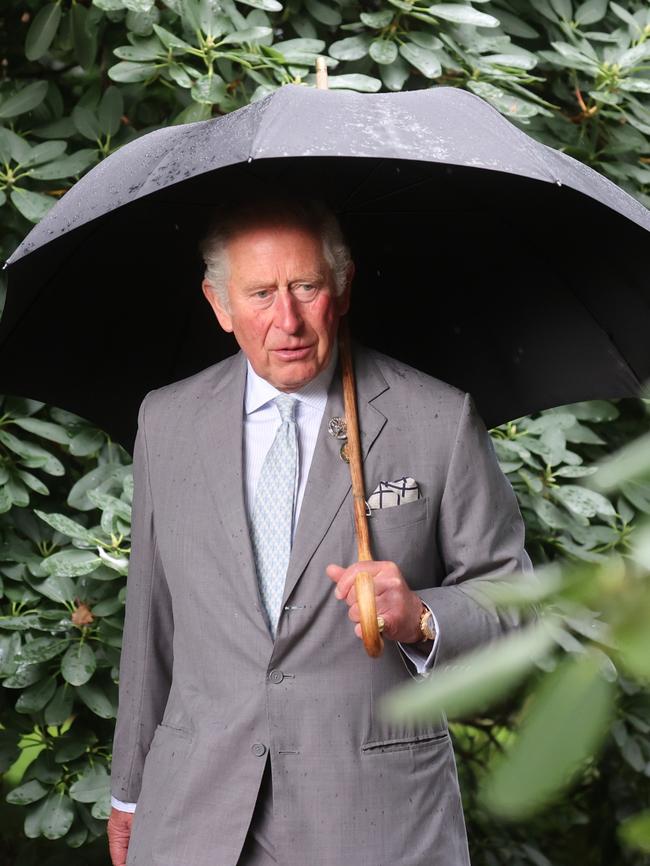 Charles, Prince of Wales, in the Royal Botanic Garden Edinburgh last week. Picture: Chris Jackson/Getty Images