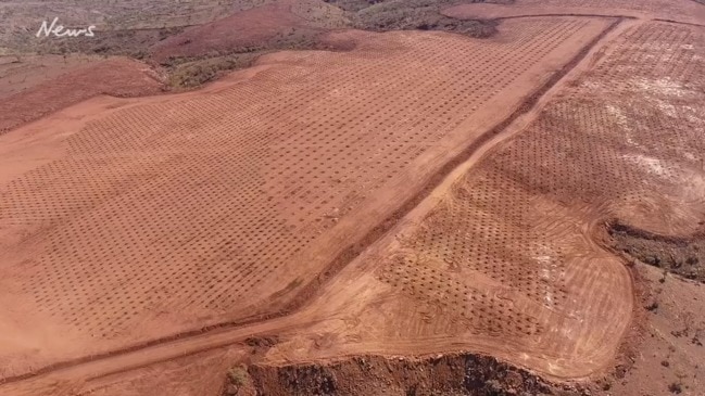 BHP conducts the first blast at its South Flank mine | news.com.au ...