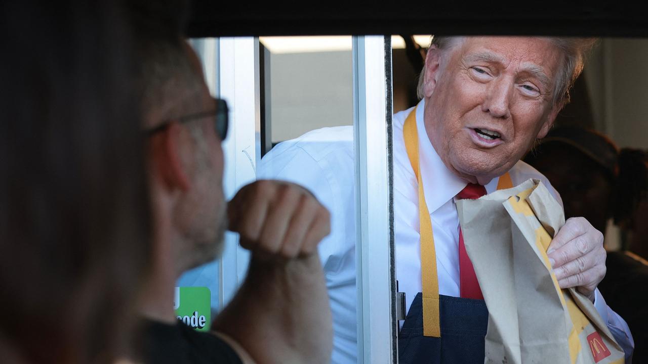 The ‘customers’ were pre-screened and pre-positioned, and did not actually place an order, media reported. Picture: Win McNamee/Getty Images/AFP