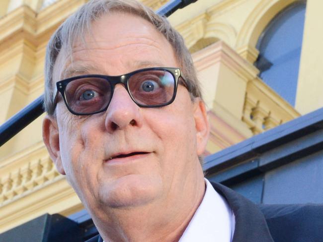 Peter Goers at Her Majesty's Theatre, Tuesday, March 13, 2018. The theatre is to close for a major rebuild. (AAP Image/ Brenton Edwards)