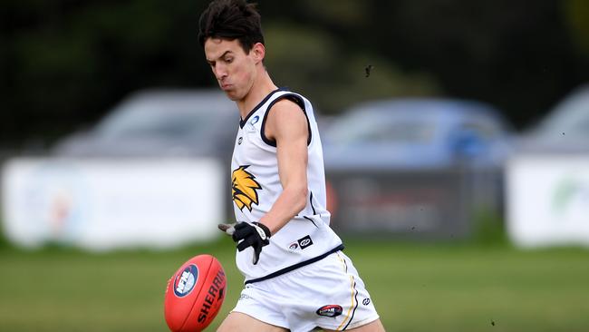 Jaron Murphy in action for Whittlesea. Picture: Andy Brownbill