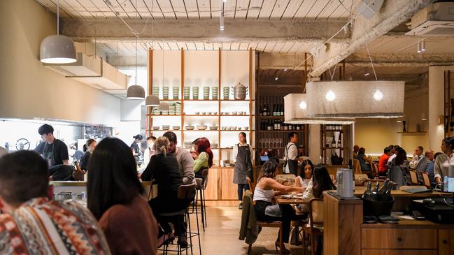 The dining room at Kiin restaurant, Adelaide. Picture: Jack Fenby